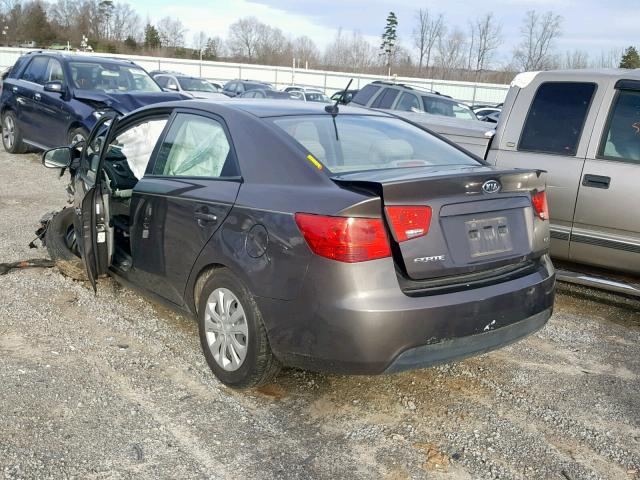 KNAFU4A23D5740105 - 2013 KIA FORTE EX BROWN photo 3