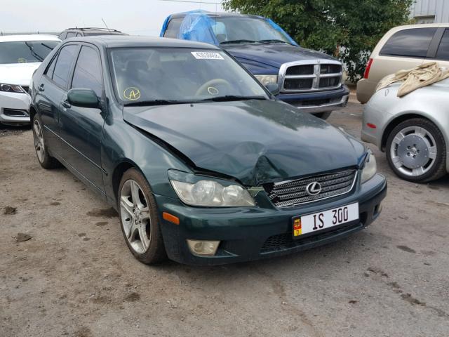 JTHBD182910024483 - 2001 LEXUS IS 300 GREEN photo 1