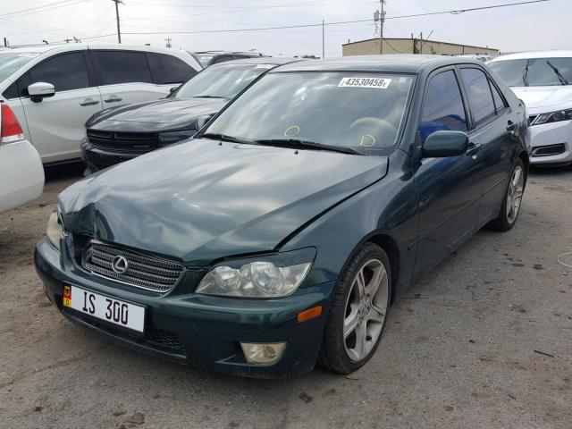 JTHBD182910024483 - 2001 LEXUS IS 300 GREEN photo 2