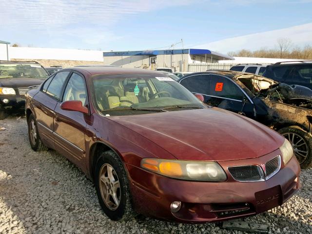 1G2HX54K724205483 - 2002 PONTIAC BONNEVILLE MAROON photo 1