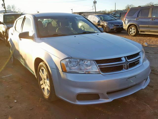 1B3BD4FB6BN610179 - 2011 DODGE AVENGER EX SILVER photo 1