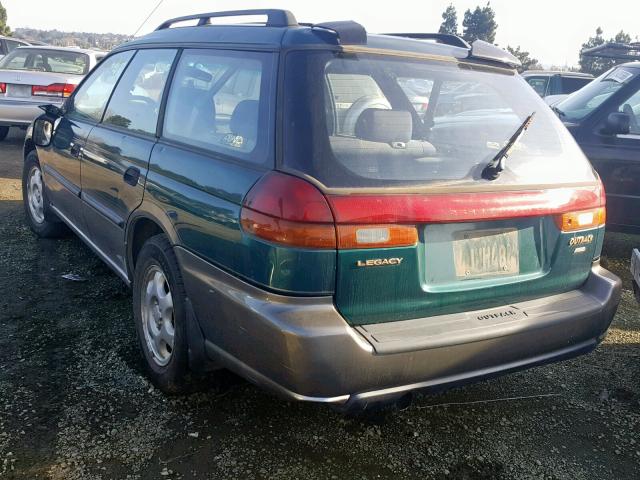 4S3BG6851V6601297 - 1997 SUBARU LEGACY OUT GREEN photo 3