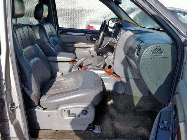 1GKDT13SX22111467 - 2002 GMC ENVOY GRAY photo 5