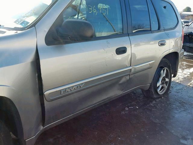 1GKDT13SX22111467 - 2002 GMC ENVOY GRAY photo 9