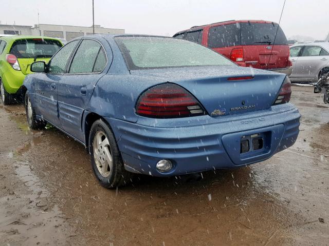 1G2NE52T1XM877471 - 1999 PONTIAC GRAND AM S BLUE photo 3