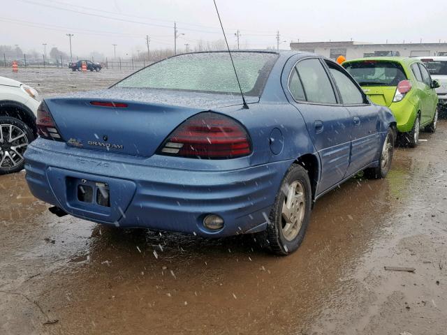 1G2NE52T1XM877471 - 1999 PONTIAC GRAND AM S BLUE photo 4