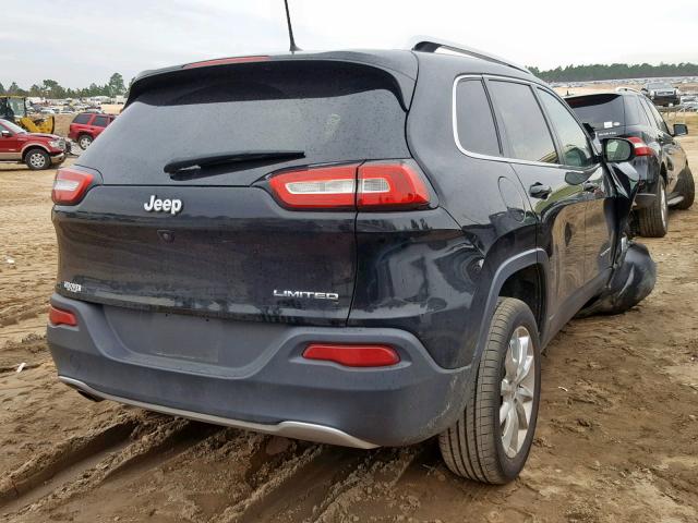 1C4PJLDB9HW526662 - 2017 JEEP CHEROKEE L BLACK photo 4