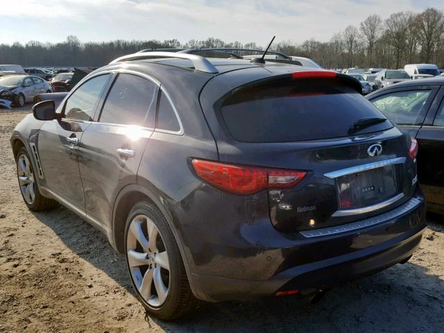 JN8BS1MW4BM760049 - 2011 INFINITI FX50 BLACK photo 3