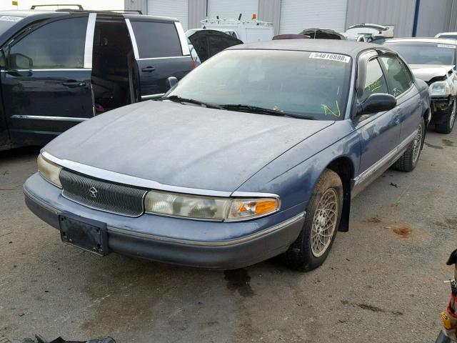 2C3ED46F6RH301141 - 1994 CHRYSLER NEW YORKER BLUE photo 2