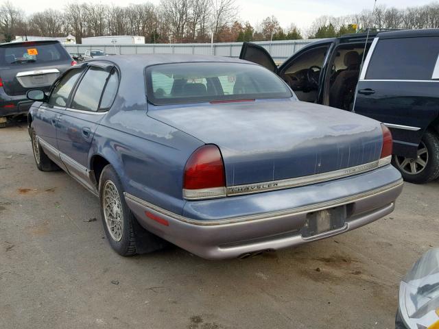 2C3ED46F6RH301141 - 1994 CHRYSLER NEW YORKER BLUE photo 3