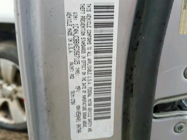 1C4NJCBBXED567125 - 2014 JEEP COMPASS SP 银色 照片 10