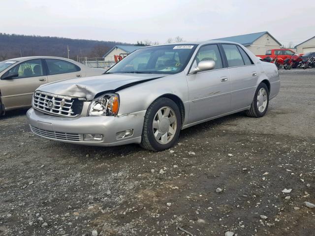 1G6KF54971U190986 - 2001 CADILLAC DEVILLE DT SILVER photo 2