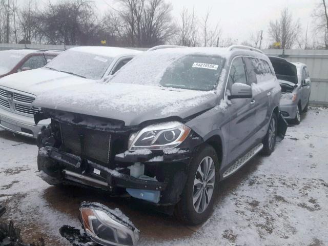 4JGDF6EE3FA595979 - 2015 MERCEDES-BENZ GL 450 4MA SILVER photo 2