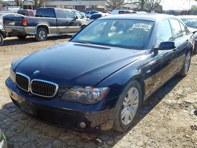 WBAHL835X7DT09605 - 2007 BMW 750 BLUE photo 2