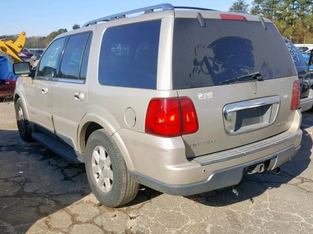 5LMFU27R44LJ14417 - 2004 LINCOLN NAVIGATOR 米色 照片 3
