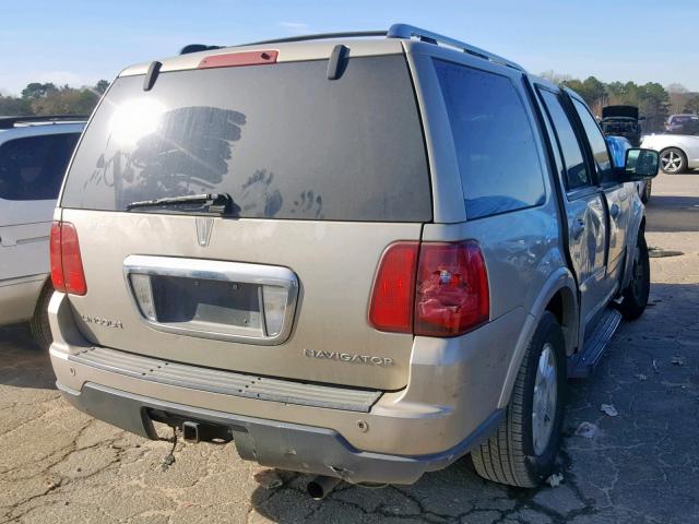 5LMFU27R44LJ14417 - 2004 LINCOLN NAVIGATOR 米色 照片 4