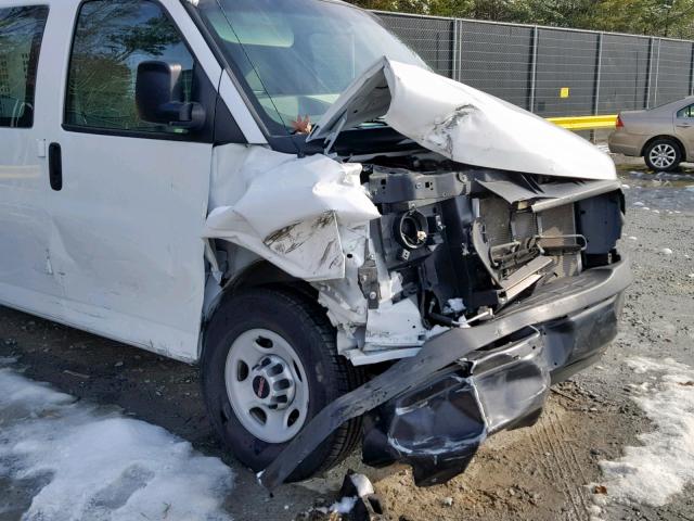 1GTZ7UCG0F1140197 - 2015 GMC SAVANA G35 WHITE photo 9