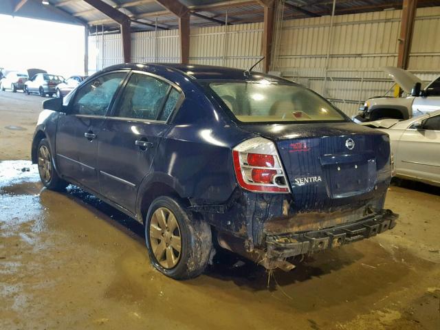 3N1AB61E48L670535 - 2008 NISSAN SENTRA 2.0 BLUE photo 3