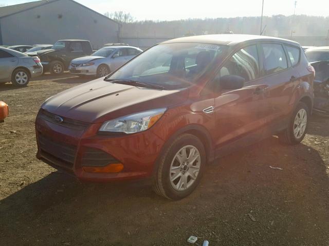 1FMCU0F7XFUA16189 - 2015 FORD ESCAPE S BURGUNDY photo 2