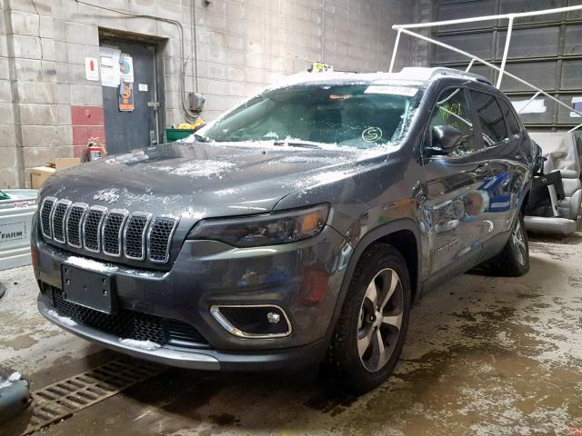 1C4PJMDX9KD200526 - 2019 JEEP CHEROKEE L GRAY photo 2