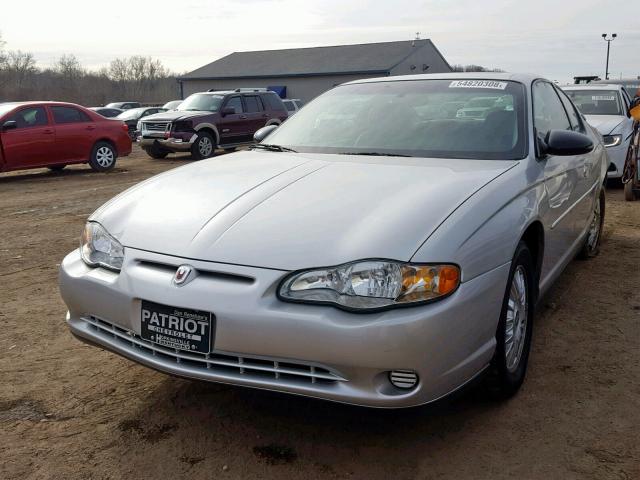 2G1WW12E6Y9172633 - 2000 CHEVROLET MONTE CARL ვერცხლისფერი ფოტო 2