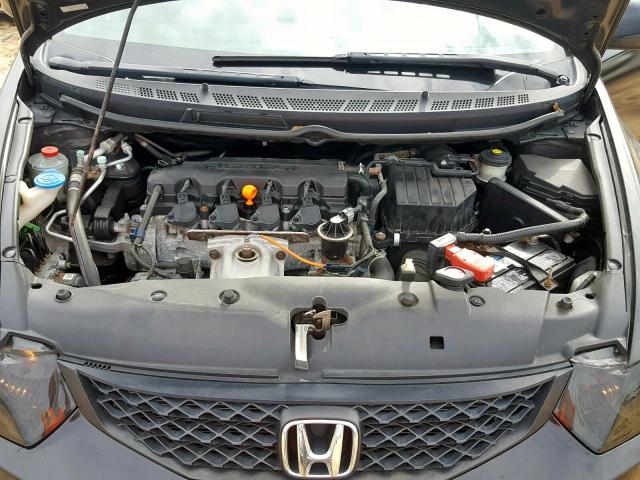2HGFG1B89AH516970 - 2010 HONDA CIVIC EX შავი ფოტო 7
