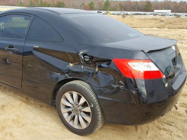 2HGFG1B89AH516970 - 2010 HONDA CIVIC EX შავი ფოტო 9