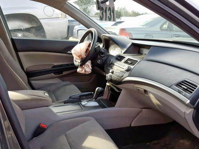 1HGCP2F47CA226339 - 2012 HONDA ACCORD LXP GRAY photo 5