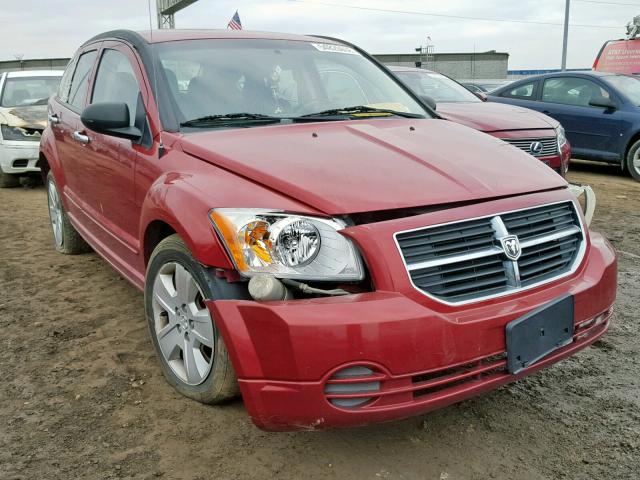 1B3HB48B37D336949 - 2007 DODGE CALIBER SX RED photo 1