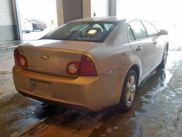 1G1ZG57B284191411 - 2008 CHEVROLET MALIBU LS 米色 照片 4