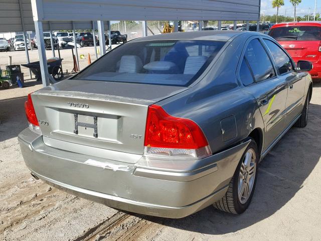 YV1RS592872634328 - 2007 VOLVO S60 2.5T TEAL photo 4