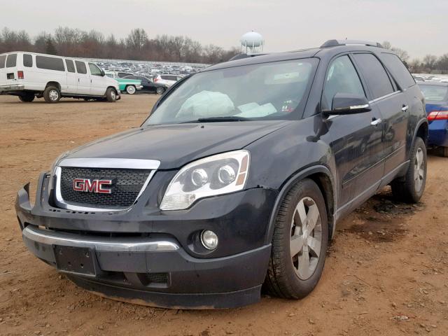 1GKKVRED9BJ147669 - 2011 GMC ACADIA SLT BLACK photo 2