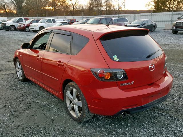 JM1BK143641125985 - 2004 MAZDA 3 HATCHBAC RED photo 3