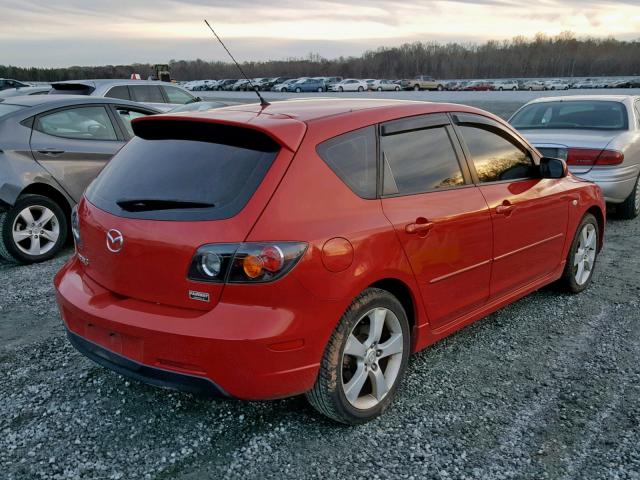 JM1BK143641125985 - 2004 MAZDA 3 HATCHBAC RED photo 4