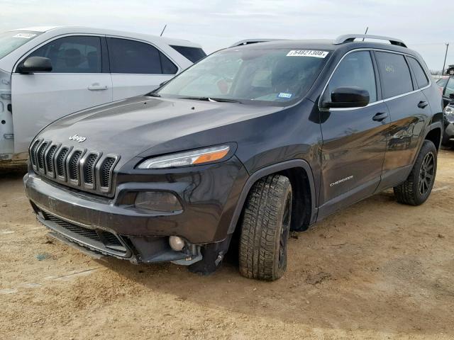 1C4PJLCB1FW546905 - 2015 JEEP CHEROKEE L BLACK photo 2