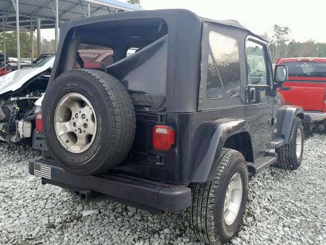 1J4FA59S33P309539 - 2003 JEEP WRANGLER / BLACK photo 4