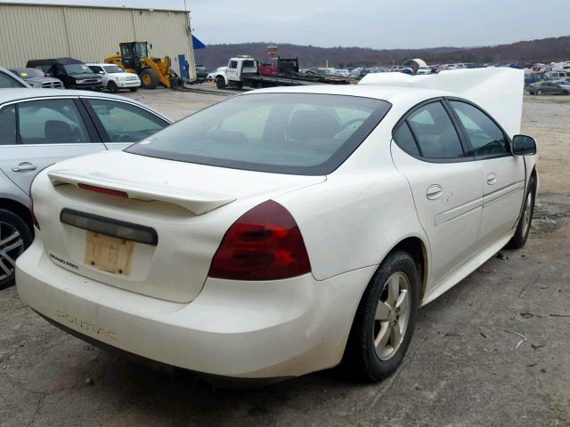 2G2WP552981117657 - 2008 PONTIAC GRAND PRIX WHITE photo 4