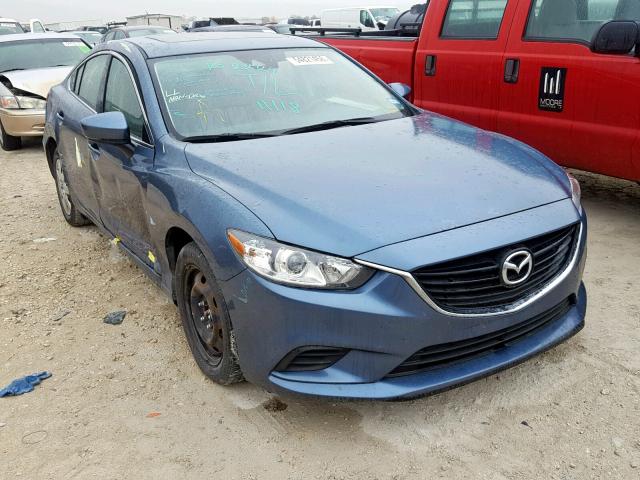 JM1GL1V54H1139084 - 2017 MAZDA 6 TOURING BLUE photo 1