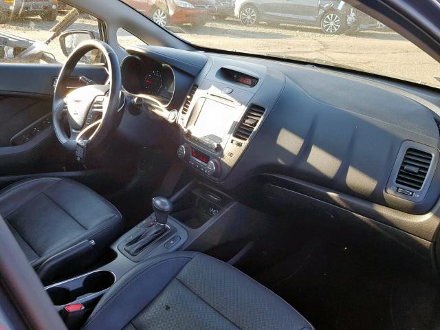 KNAFZ4A83F5375983 - 2015 KIA FORTE EX GRAY photo 5