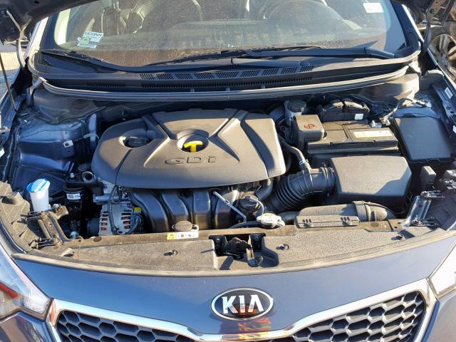 KNAFZ4A83F5375983 - 2015 KIA FORTE EX GRAY photo 7