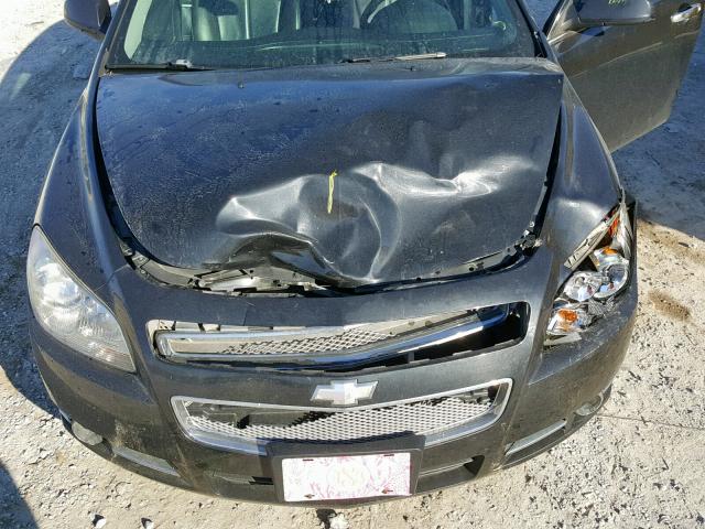 1G1ZE5E11BF270693 - 2011 CHEVROLET MALIBU LTZ BLACK photo 7