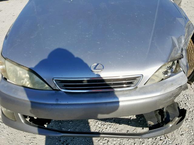 JT8BF28G115110336 - 2001 LEXUS ES 300 SILVER photo 7