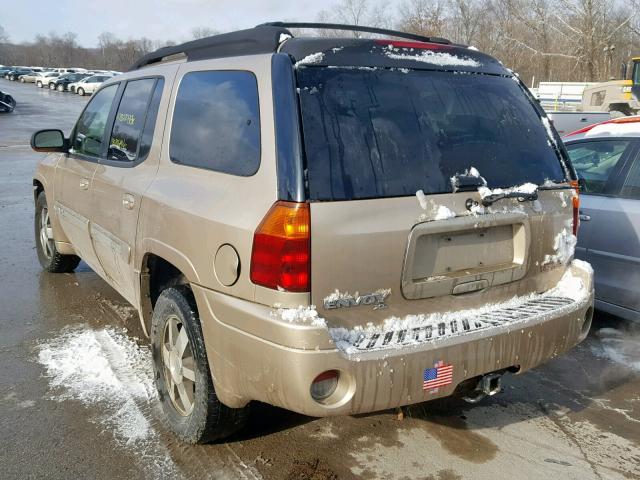 1GKET16S846186714 - 2004 GMC ENVOY XL GOLD photo 3