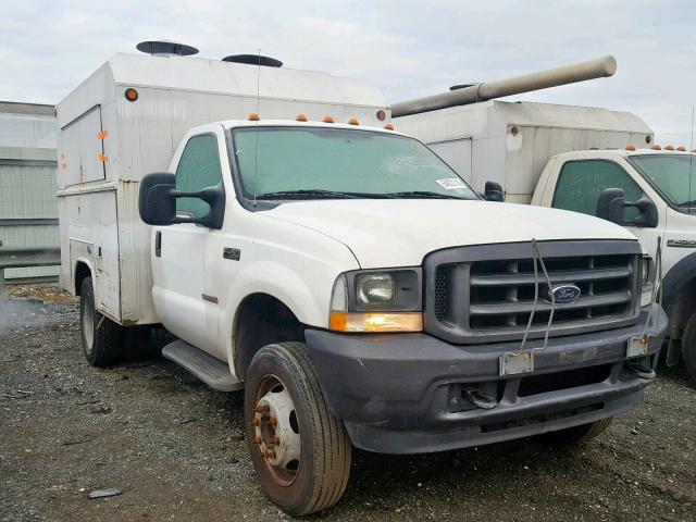 1FDXF46PX4EB50761 - 2004 FORD F450 SUPER WHITE photo 1