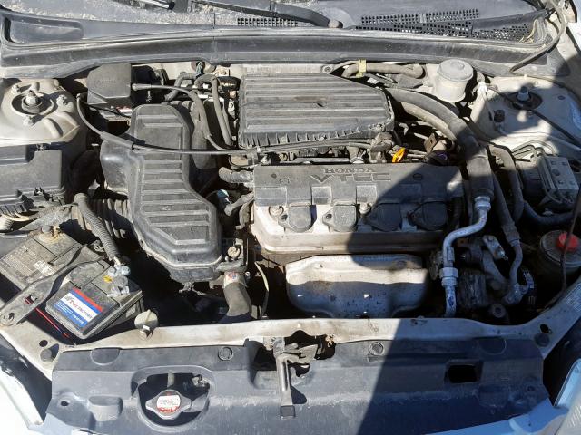 1HGES26792L017673 - 2002 HONDA CIVIC EX SILVER photo 7