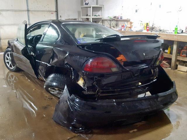 1G2NV12E92C286121 - 2002 PONTIAC GRAND AM G BLACK photo 3