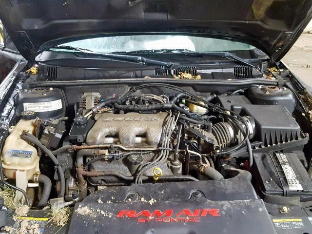 1G2NV12E92C286121 - 2002 PONTIAC GRAND AM G BLACK photo 7