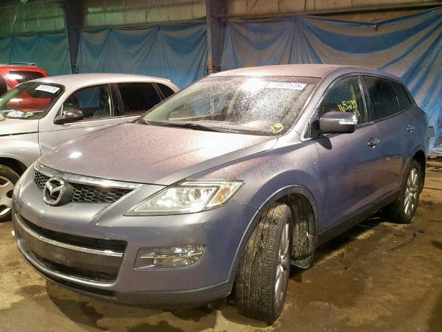 JM3TB38A280146859 - 2008 MAZDA CX-9 GRAY photo 2