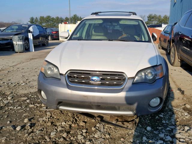 4S4BP85C954310603 - 2005 SUBARU LEGACY OUT WHITE photo 9