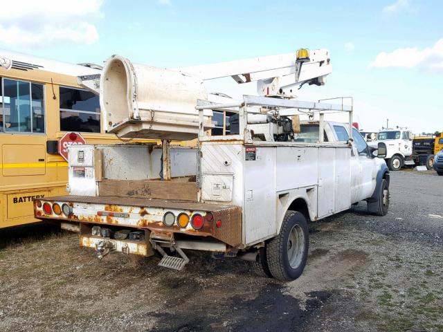 1FDAW56P26EA18544 - 2006 FORD F550 SUPER WHITE photo 4